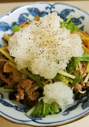 野菜がおいしい♡みぞれすき鍋-レシピのメイン写真