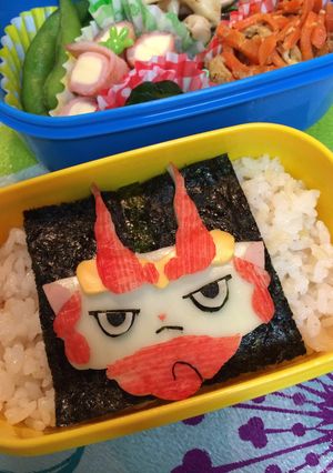 妖怪ウォッチ ☆しゅらコマ☆ キャラ弁-レシピのメイン写真