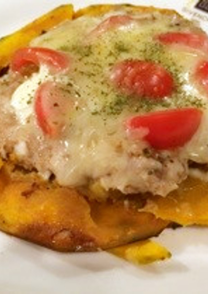 かぼちゃとひき肉のチーズ蒸し-レシピのメイン写真