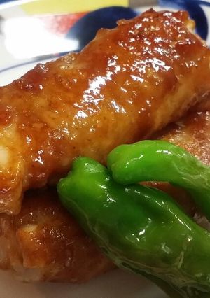 簡単！厚揚げの肉巻き-レシピのメイン写真