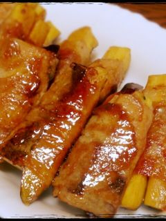 ♡さつまいもの豚肉巻き♡-レシピのメイン写真