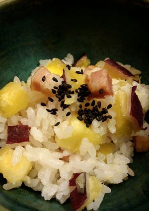 さつまいもとベーコンの炊き込みご飯♪美味-レシピのメイン写真