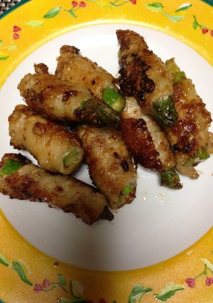 ご飯にあいすぎアスパラの豚バラ巻生姜焼き-レシピのメイン写真