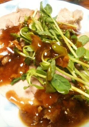 超簡単！豚のレンジ蒸し-レシピのメイン写真
