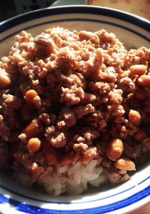肉納豆-レシピのメイン写真