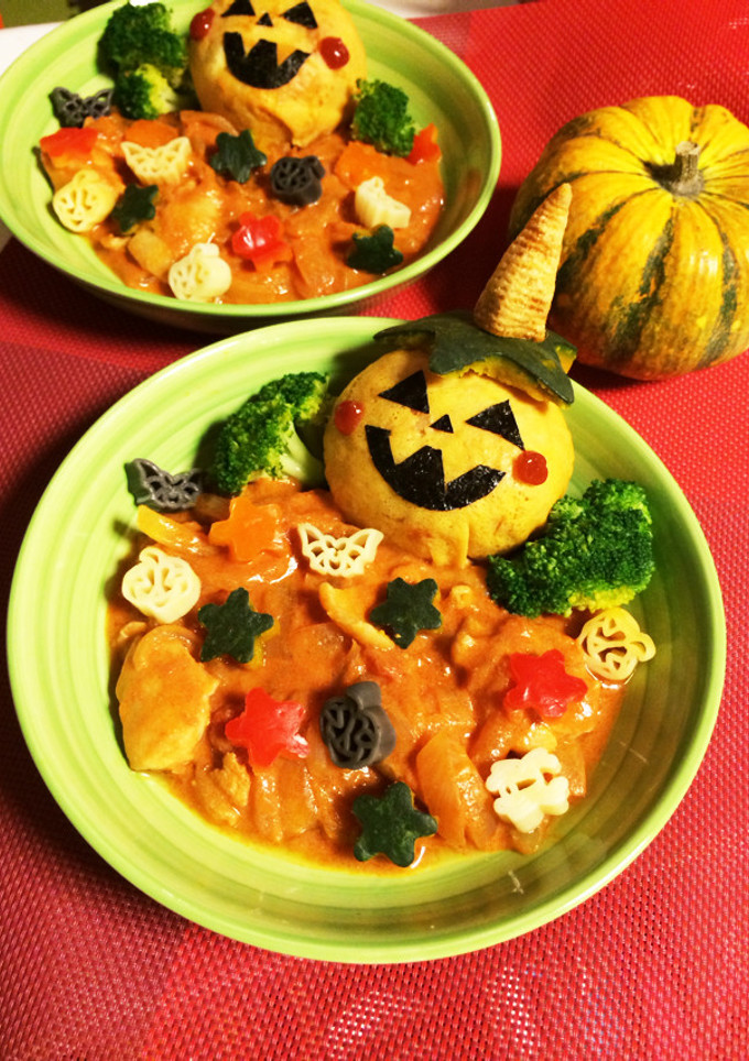 ハロウィンに☆オムライス豆乳トマトソース-レシピのメイン写真