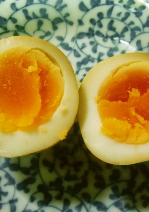 味付け卵。焼きそばの粉末ソースだけで！-レシピのメイン写真