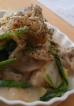 余り物で白菜のシチュー煮-レシピのメイン写真