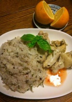 手羽元の炊き込みご飯-レシピのメイン写真