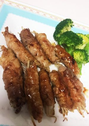 節約＆ヘルシー！豚こまのもやし巻き-レシピのメイン写真