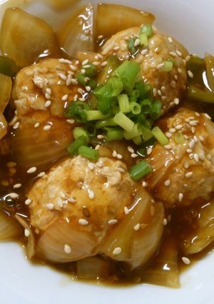 蓮根 ごぼうの 野菜たっぷり 肉団子♪-レシピのメイン写真