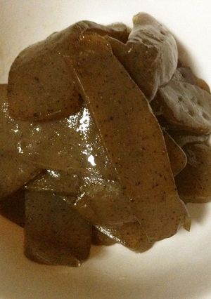 こんにゃくの甘辛炒め-レシピのメイン写真