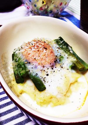 アスパラとじゃがいもと卵のオーブン焼き-レシピのメイン写真