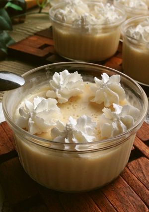 水切ヨーグルト＆豆乳✿チーズ風味プリン-レシピのメイン写真