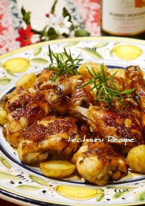 Xmasに☆バーベキューローストチキン-レシピのメイン写真