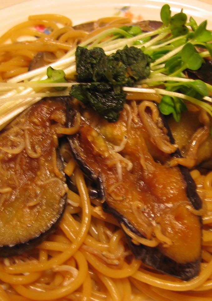茄子としらすの和風パスタ-レシピのメイン写真