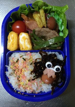 ウィンナーキャラ弁当3-レシピのメイン写真
