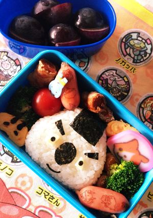 キャラ弁妖怪 おにぎり侍 簡単こまじろう-レシピのメイン写真