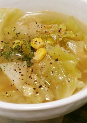 ◆干しえびと野菜のコンソメスープ♪◆-レシピのメイン写真