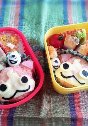 妖怪ウォッチ☆キャラ弁-レシピのメイン写真