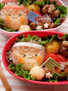 結構簡単♡お弁当 キャラ弁♡運動会弁当-レシピのメイン写真