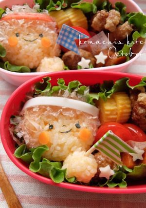 結構簡単♡お弁当 キャラ弁♡運動会弁当-レシピのメイン写真