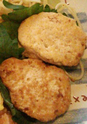 お弁当に！豆腐と鶏ひき肉のピカタ風-レシピのメイン写真