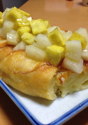 さつまいもとりんごの簡単炊飯器ケーキ♪-レシピのメイン写真