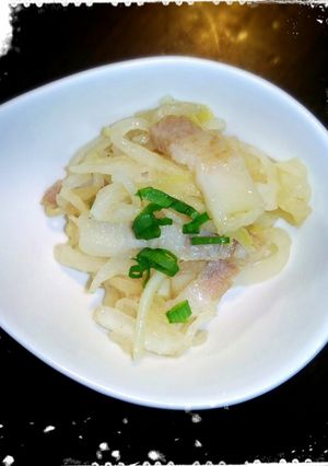 おつまみにも♪大根と豚バラ肉の生姜炒め-レシピのメイン写真