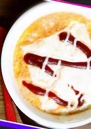 トマトと玉子の混ぜ混ぜご飯ONチーズ-レシピのメイン写真