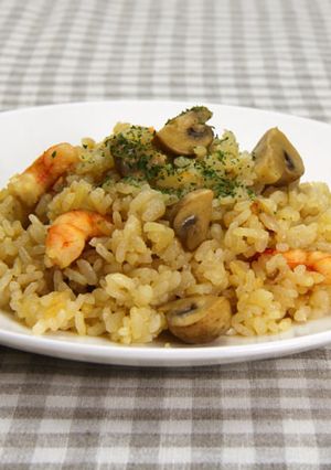 炊飯器で簡単!とかちマッシュピラフ-レシピのメイン写真