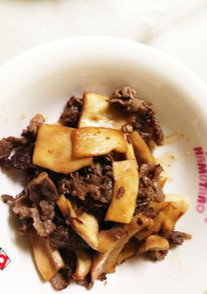 エリンギと牛肉のさっぱりポン酢炒め-レシピのメイン写真