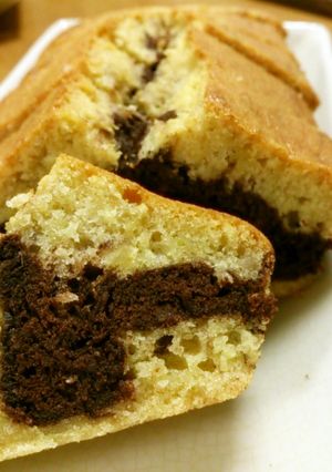 HMで☆マーブルバナナパウンドケーキ-レシピのメイン写真