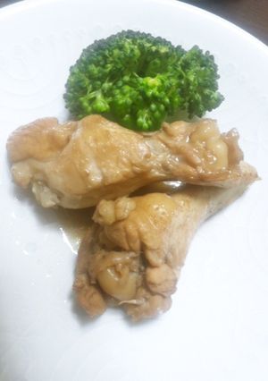 圧力鍋で簡単！手羽元のお酢でさっぱり煮-レシピのメイン写真