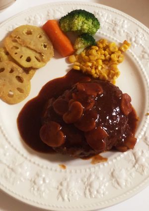 ふんわり柔らかハンバーグ-レシピのメイン写真