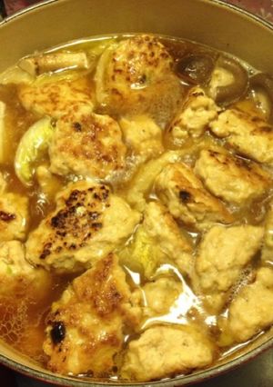 ふわふわ絶品♡豆腐つみれと白菜の土鍋煮-レシピのメイン写真