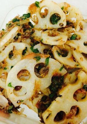 蓮根の梅シソ和え-レシピのメイン写真
