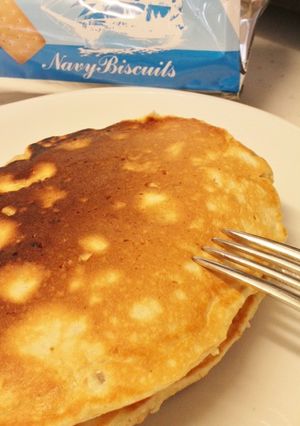 賞味期限間近のカンパンdeホットケーキ-レシピのメイン写真