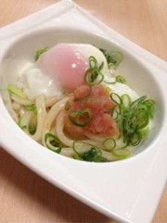 さっぱり釜玉めんたいうどん-レシピのメイン写真