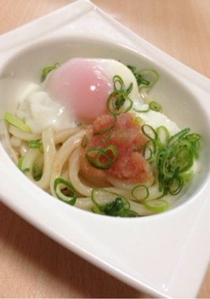 さっぱり釜玉めんたいうどん-レシピのメイン写真