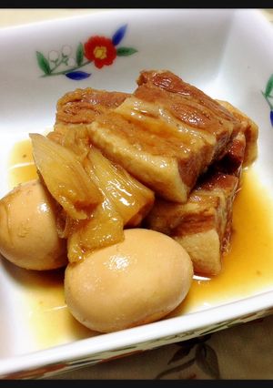 簡単プロの味＊豚肉と卵の煮しめ-レシピのメイン写真