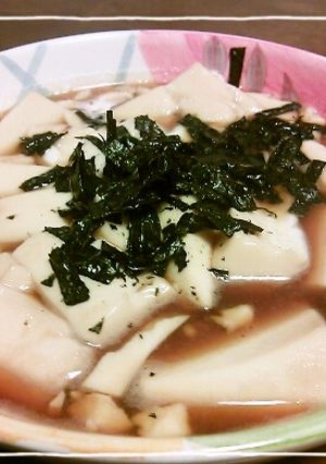 ダイエット中のデザート！？豆腐の煮物-レシピのメイン写真