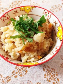 水煮缶で簡単♡ホタテの炊き込みご飯-レシピのメイン写真