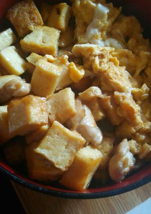 厚揚げでかさまし親子丼♪-レシピのメイン写真