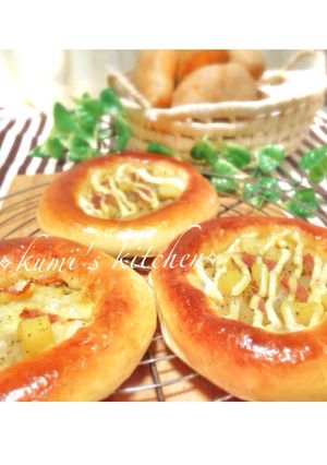ほくほく✿簡単✿ジャーマンポテトパンHB-レシピのメイン写真