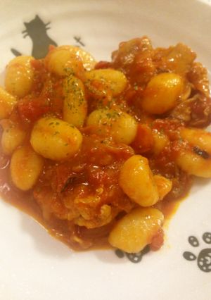 簡単^ ^チキンのトマト煮込み-レシピのメイン写真