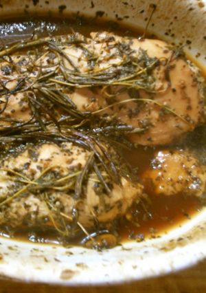 鶏肉の ハーブ焼き♪ ~ローストチキン~-レシピのメイン写真
