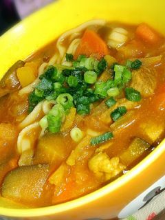 余ったカレーで!カレーうどん-レシピのメイン写真