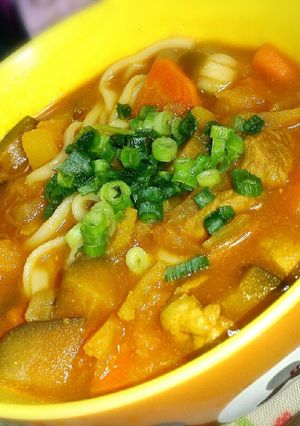 余ったカレーで!カレーうどん-レシピのメイン写真