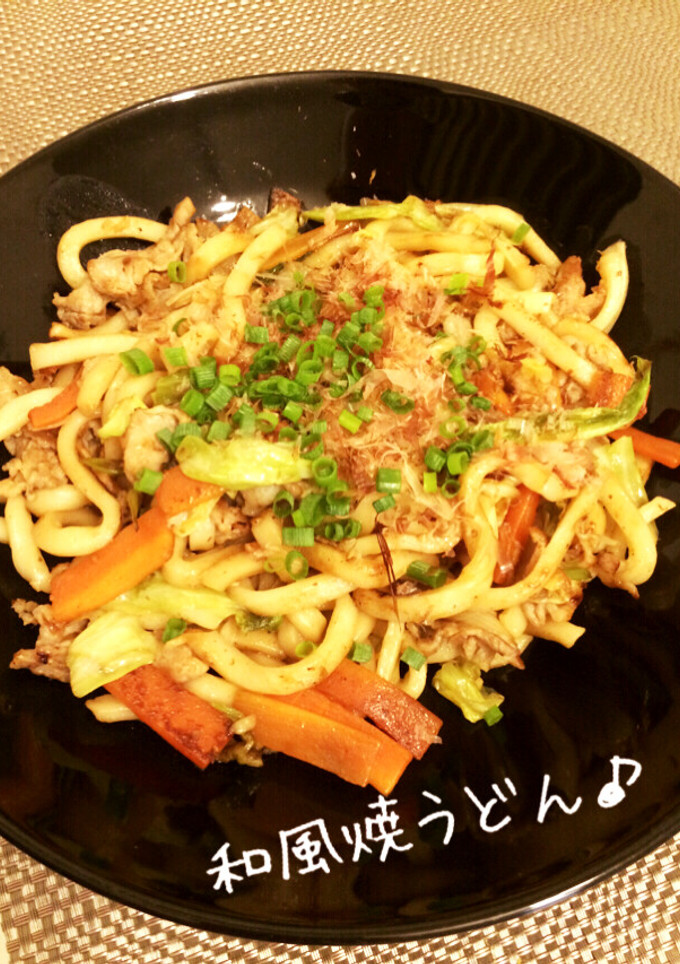 絶品！ごま油と生姜香る和風焼うどん♪-レシピのメイン写真